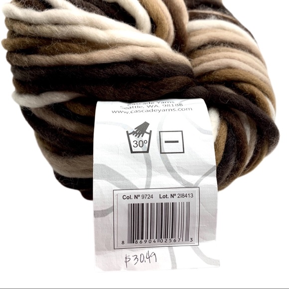 Cascade Magnum Paints Peruvian Wool Yarn Brown - Picture 6 of 6
